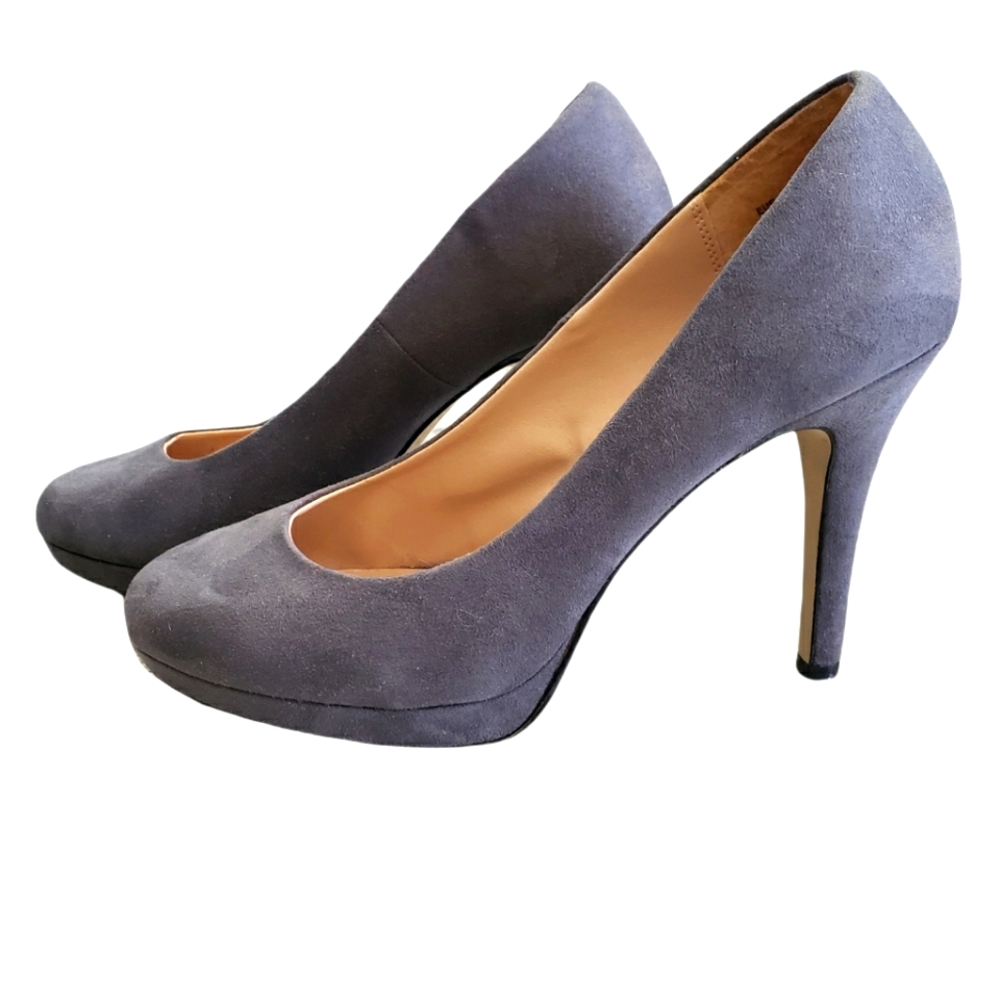 H&M Grey Suede Heels